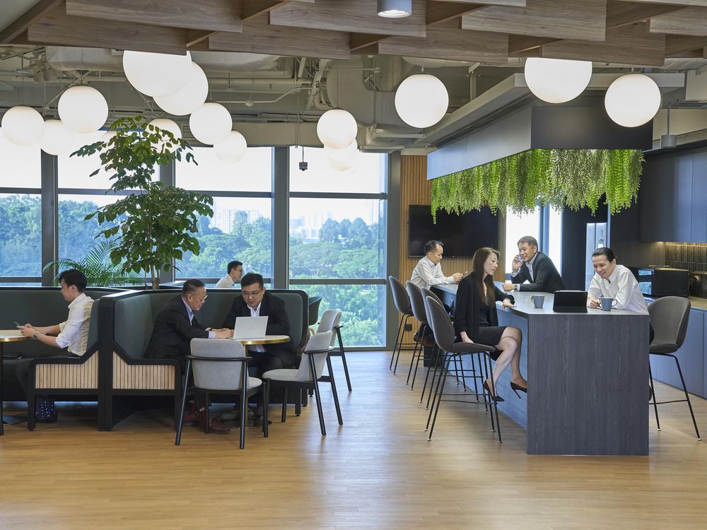 The Prestige Dynamic office interior at Keppel South Central